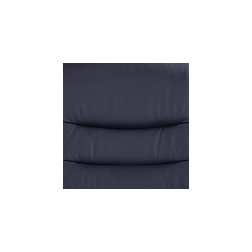 Benchmaster Peregrine Midnight Blue Faux Leather Adjustable Swivel Recliner