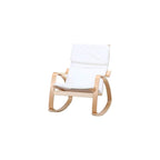 Fuji Boeki 40817 Relaxing Rocking Chair, 1 Seater, Width 26.4 x Depth 37.8 x Height 35.4 inches (67 x 96 x 90 cm), Ivory, Wood,