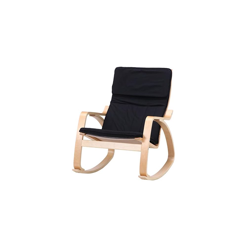 Fuji Boeki 40817 Relaxing Rocking Chair, 1 Seater, Width 26.4 x Depth 37.8 x Height 35.4 inches (67 x 96 x 90 cm), Ivory, Wood,