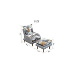 Adjustable Recliner Sofa Chair with Footstool - 3-Position Lounge Armchair for Living Room & Bedroom, Supports 150KG, Comfortable Reclining Armchair for Relaxation
