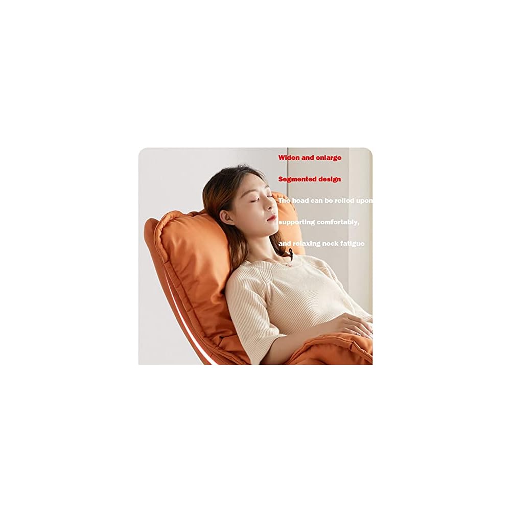 LSLYTQ Single Sofa Rocking Chair with Footstool Comfortable and Breathable Accent Chair with Arms Upholstered Seat Home Theater Seating for Living Room Waterproof and Dirt Proof Fabric