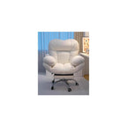 Ergonomic Recliner Gaming Chair with Lift Mechanism, Comfortable Home Office Desk Chair, Lazy Sofa for Living Room, Light Gray with Footrest, One Size