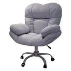 Ergonomic Recliner Gaming Chair with Lift Mechanism, Comfortable Home Office Desk Chair, Lazy Sofa for Living Room, Light Gray with Footrest, One Size