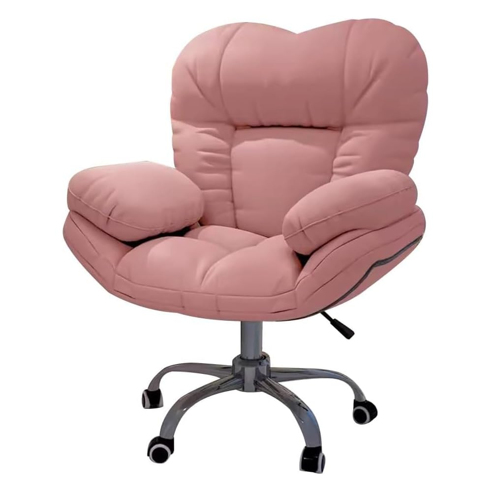 Ergonomic Recliner Gaming Chair with Lift Mechanism, Comfortable Home Office Desk Chair, Lazy Sofa for Living Room, Light Gray with Footrest, One Size