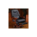 Evan Ergonomic Executive Office Chair with Heating, Ventilation and 2-Point Vibration Massage, High-Back Manager Chair, Black