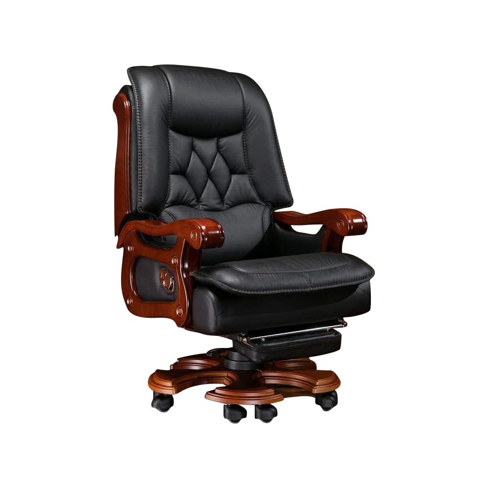 Evan Ergonomic Executive Office Chair with Heating, Ventilation and 2-Point Vibration Massage, High-Back Manager Chair, Black