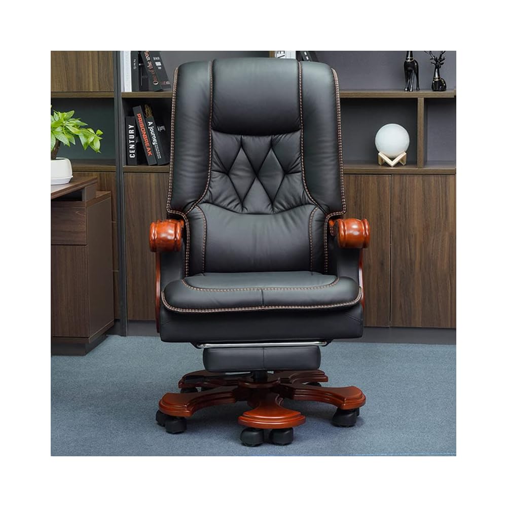 Evan Ergonomic Executive Office Chair with Heating, Ventilation and 2-Point Vibration Massage, High-Back Manager Chair, Black